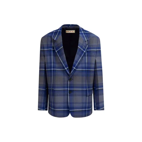 MARNI Бизнес-костюм мужской морской синий