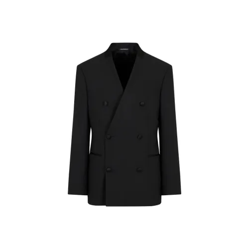 EMPORIO ARMANI Бизнес-костюм Пальто Мужской Черный