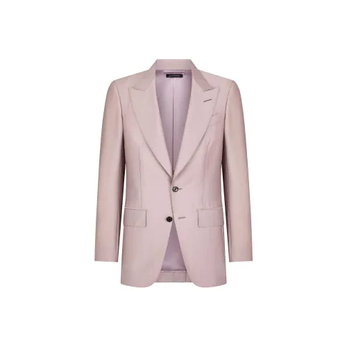 TOM FORD Бизнес-костюм Пальто Мужской Розовый Телесный