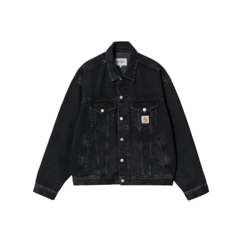 Carhartt WIP SS24 Helston Куртка Джинсовая Куртка Мужская Черная