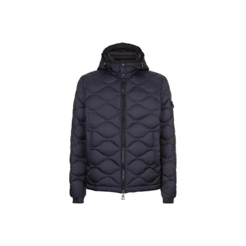 Moncler Темно-синий Мужской Пуховик