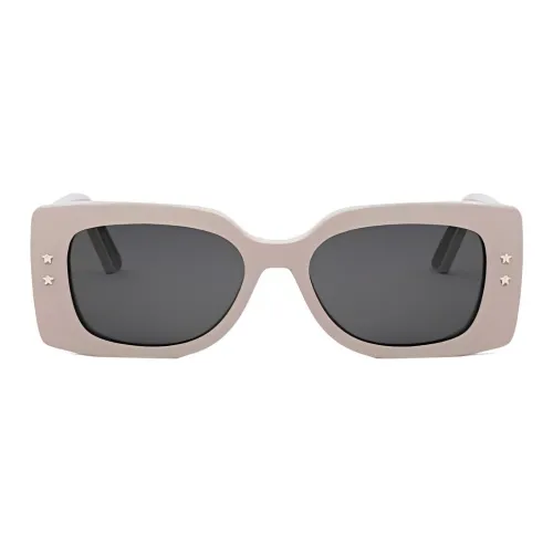 DIOR Ацетат Прямоугольные Солнцезащитные очки Женские Розовые