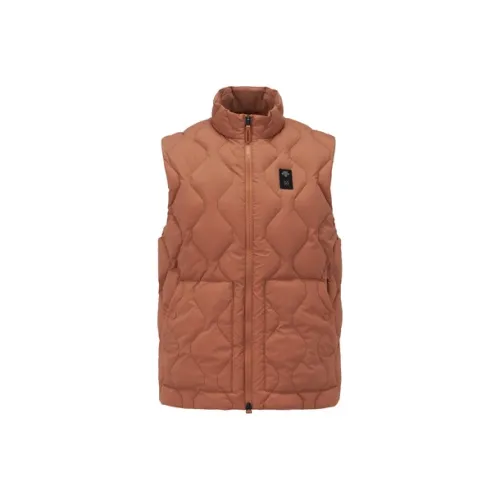 DESCENTE Dualis DO Темно-оранжевый Мужской пуховый жилет