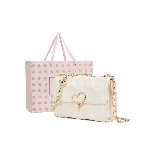 CORALDAISY Сумка через плечо из синтетической кожи стандартная женская кокосово-молочный белый муссовый черный