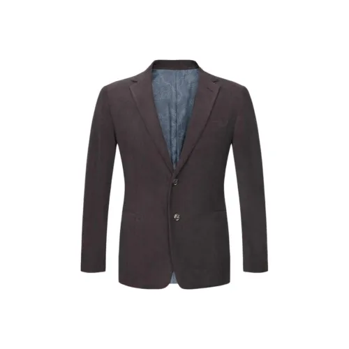 DIKENI x GUOJIABAOZANGLIANMING Бизнес-костюм мужской темно-углеродный серый