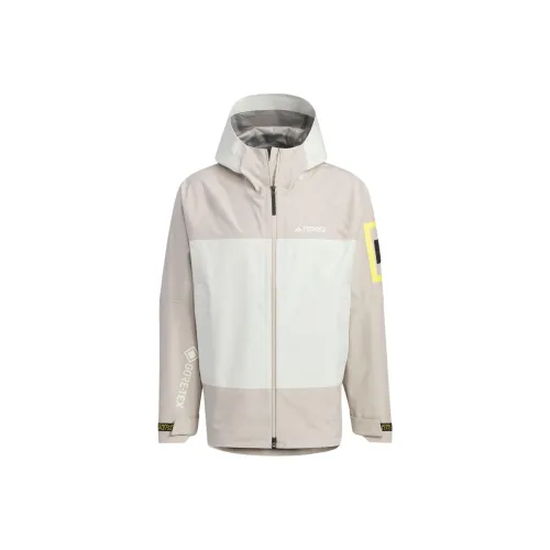 Adidas x National Geographic Водонепроницаемый и Ветрозащитный Ветровка Мужская Светлый Умбра