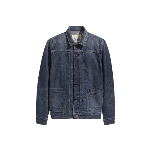 Levis Blue Men's Denim Jackets Левис Синий Мужские Джинсовые Куртки