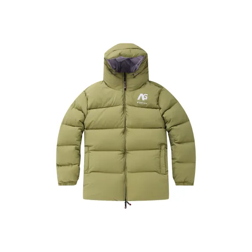 BURTON AG Series RAILEDHOODED Пуховик Мужской Светло-фиолетовый Армейский зеленый