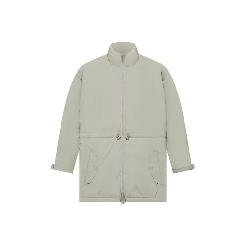 Fear Of God Essentials SS22 Хлопковый пуховик Зимний Мужской Серый Зеленый