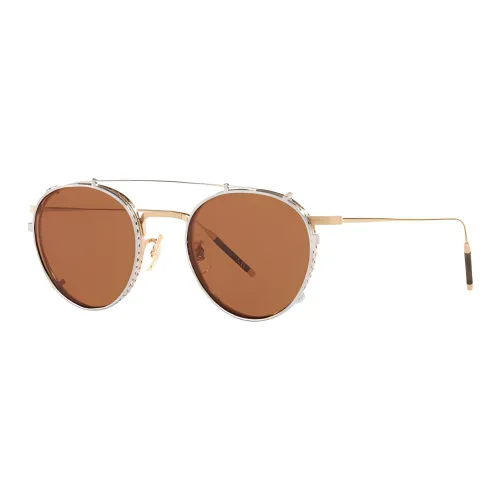 Oliver Peoples Aviator Солнцезащитные очки Унисекс Золото