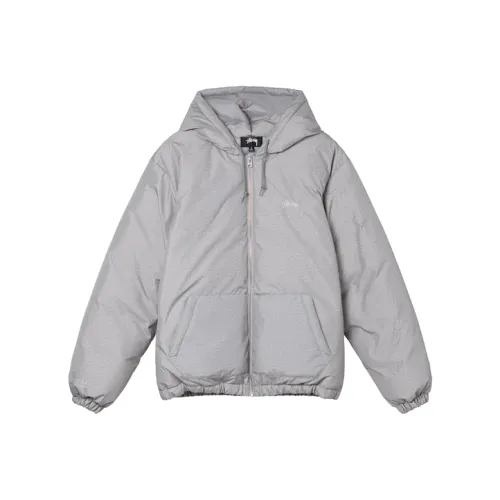 Stussy Gray Men's Down Jackets Stussy Серый Мужские Пуховики