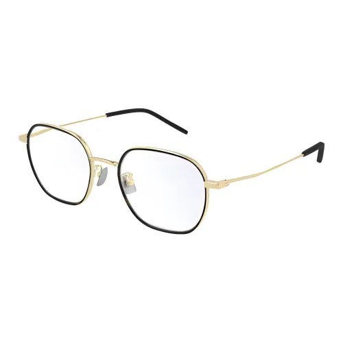 SAINT LAURENT Металл Нерегулярная форма Оправы для очков Унисекс Золото