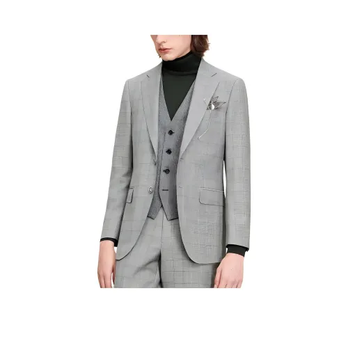 JODOLL Бизнес-костюм мужской серо-зеленый