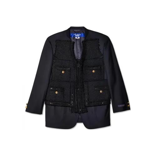 JUNYA WATANABE Co Брендированный Brooks Brothers Темно-синий Синий Мужской Деловой Костюм