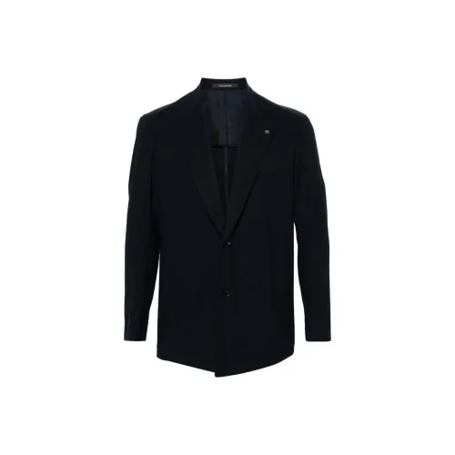 Tagliatore Бизнес-костюм Пальто Мужской Морской Синий