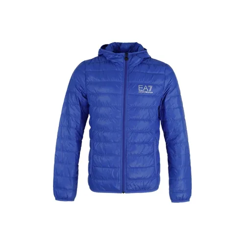 EMPORIO ARMANI EA7 Королевский Синий Мужской Пуховик