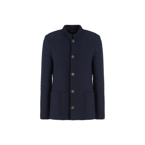 GIORGIO ARMANI Бизнес-костюм Пальто Мужской Ночной Синий