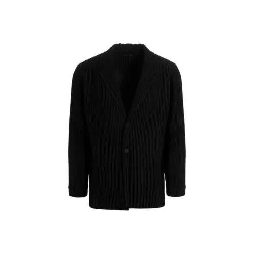 ISSEY MIYAKE Бизнес-костюм Пальто Мужской Черный
