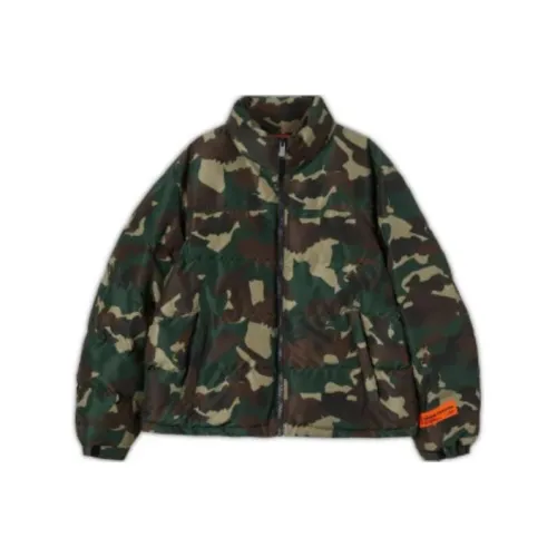 HERON PRESTON Зеленый камуфляж Мужской пуховик (пуховик)