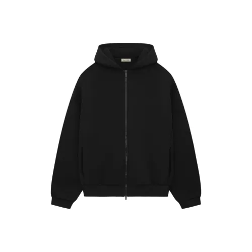 Fear Of God SS25 Eternal Флис Full Zip Hoodie Свитшот Мужской Черный