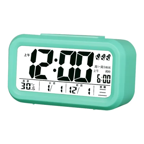 HENSE Электронный Механизм Пластик Будильник Унисекс Белый HA8019