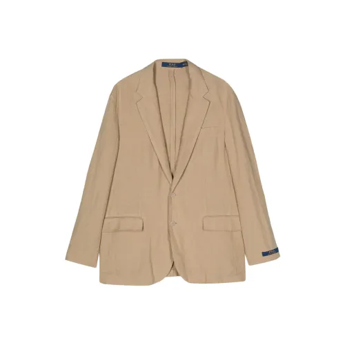 Polo Ralph Lauren Бизнес-костюм Пальто Мужской Миндально-бежевый