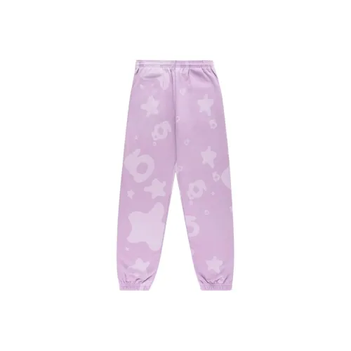 Sp5der SS25 Вязаные тренировочные штаны Unisex Light Purple