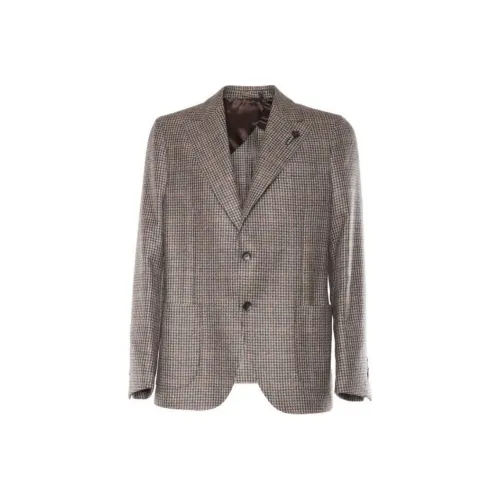 LARDINI Бизнес-костюм мужской коричневый