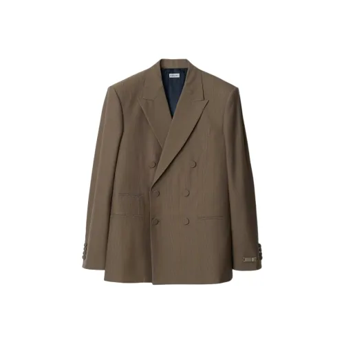 Burberry SS24 Бизнес Костюм Пальто Мужской Nightfall Цвет