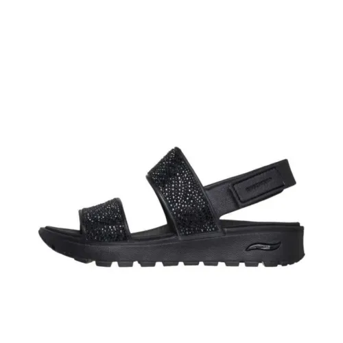 Skechers ArchFit Пляжные сандалии Женские Черный