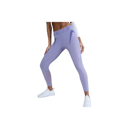 nike Pro Йога Штаны Женские Фиолетовые