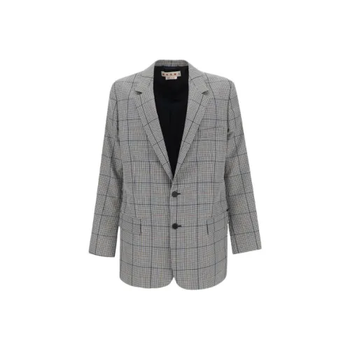 MARNI Бизнес-костюм Пальто Мужской Синий