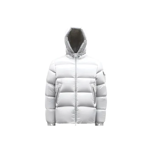 MONCLER Ecrins Series Оптический Белый Мужской Пуховик
