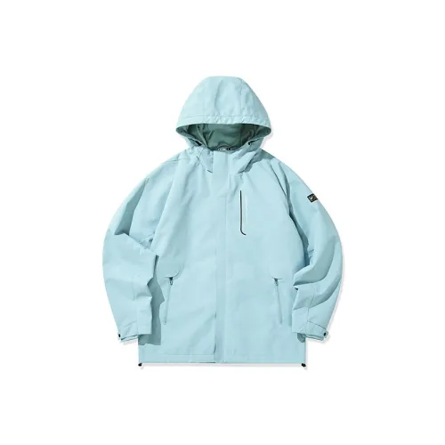 QIAODAN Водонепроницаемый и Ветрозащитный Ветровка Мужской Оксид Синий