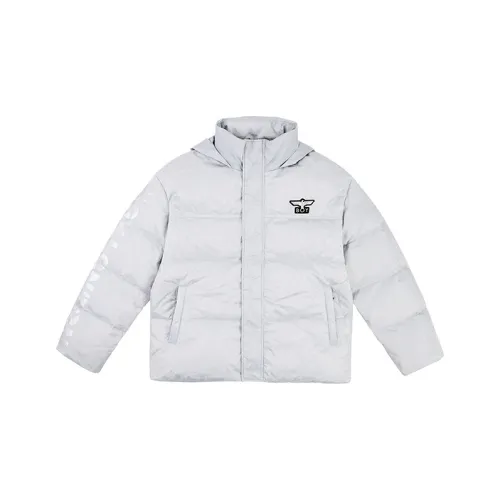 Boy London Пуховик Зимний Унисекс Серебряный