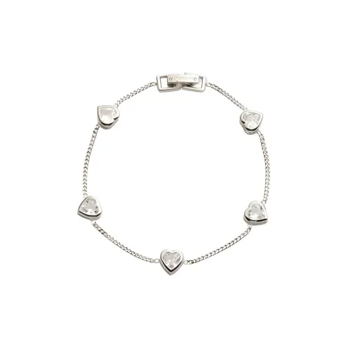 Givenchy CUBIC Циркон Металл Браслеты Унисекс Серебряный