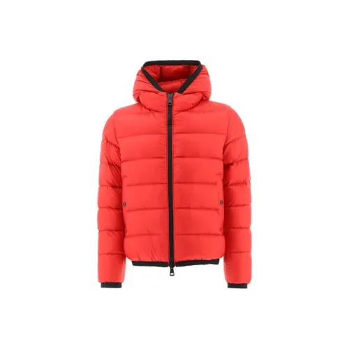 Moncler Красный Мужской Пуховик