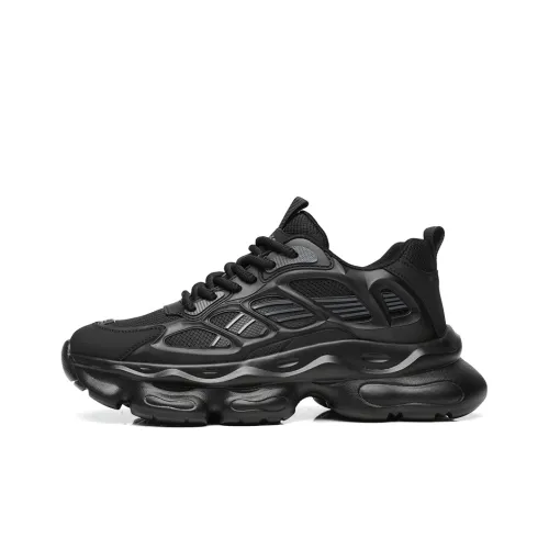 POPULAR ROUSE PR Дышащие массивные кроссовки Мужские Черные