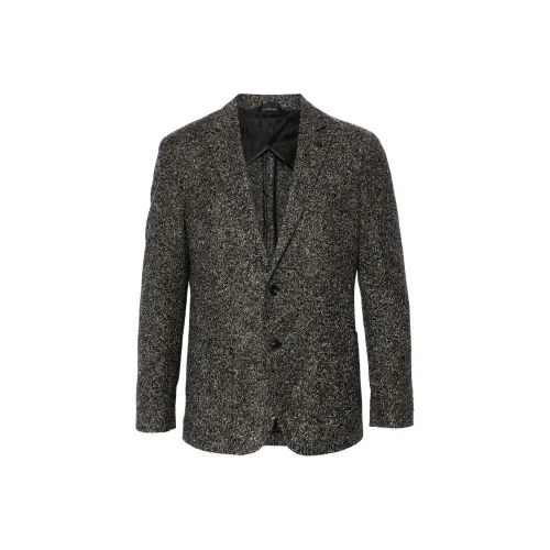 KARL LAGERFELD Деловой повседневный стиль Бизнес костюм Пальто Мужской Черный Коричневый