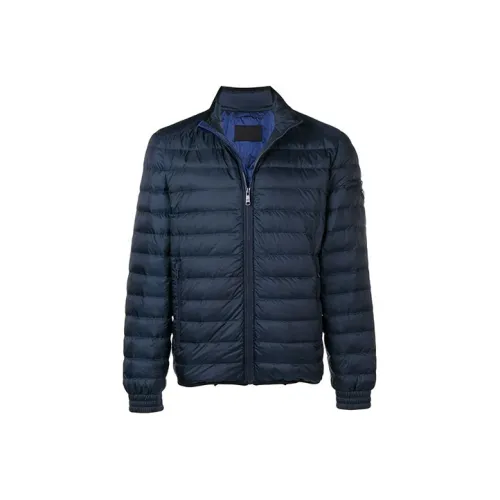 PRADA Пуховик Мужской Темно-синий