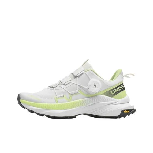 Under Armour Outdoor Low Top Trail Беговые кроссовки Унисекс Белый Зеленый