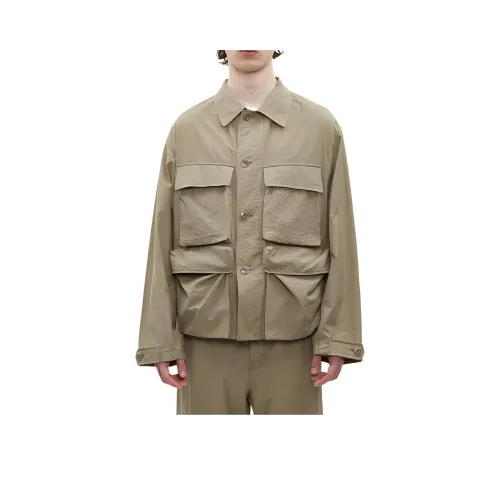 LA GARCONNE SS24 Куртки и Пальто Мужской Хаки Зеленый