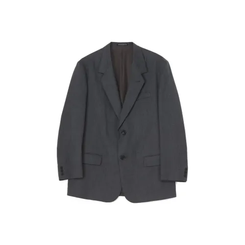Yohji Yamamoto Y'S For Men FW24 Бизнес-костюм Мужской Серый