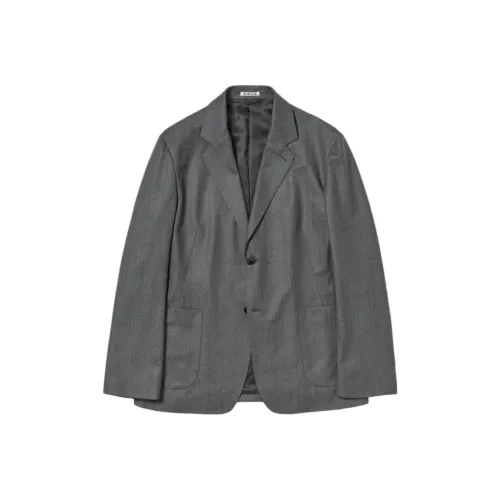 Auralee FW24 Бизнес-костюм мужской серый