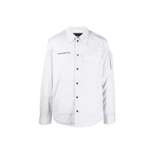 Helmut Lang Черный Белый Мужская Куртка