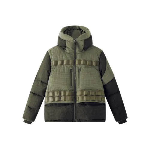 Lng X Nemen Collection Армейский зеленый Унисекс Пуховики