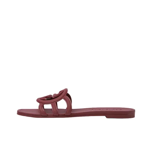 GUCCI Interlocking Slip-resistant Слипоны Женские Red