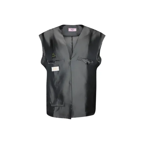 MARTINE ROSE Жилет Мужской Угольный Серый