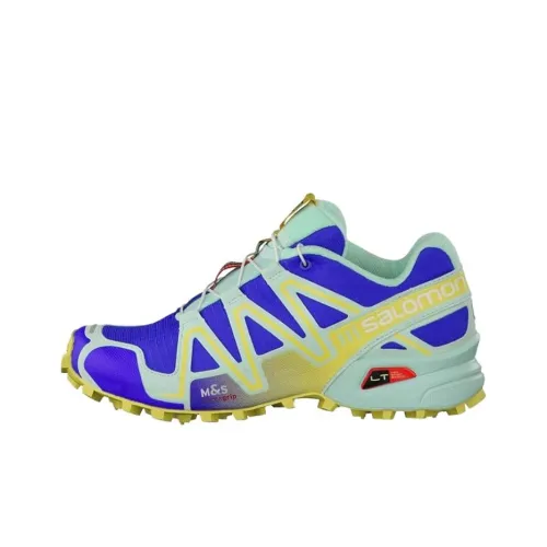 Salomon Collaboration Speedcross 3 Уличная обувь Низкий топ Синий/Желтый Женский