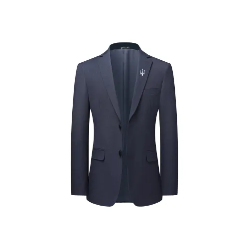 Maserati Деловой костюм мужской темно-синий